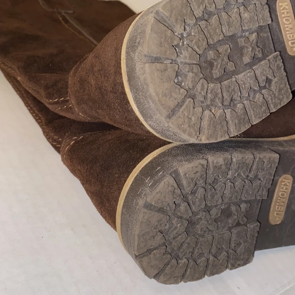 Khombu Copley Brown Suede Winter Boots